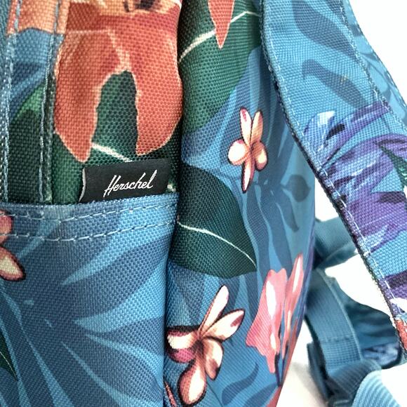 Herschel Supply Co Tropical Floral Mini Backpack NWOT Nylon Vacation Travel Bag main image 14